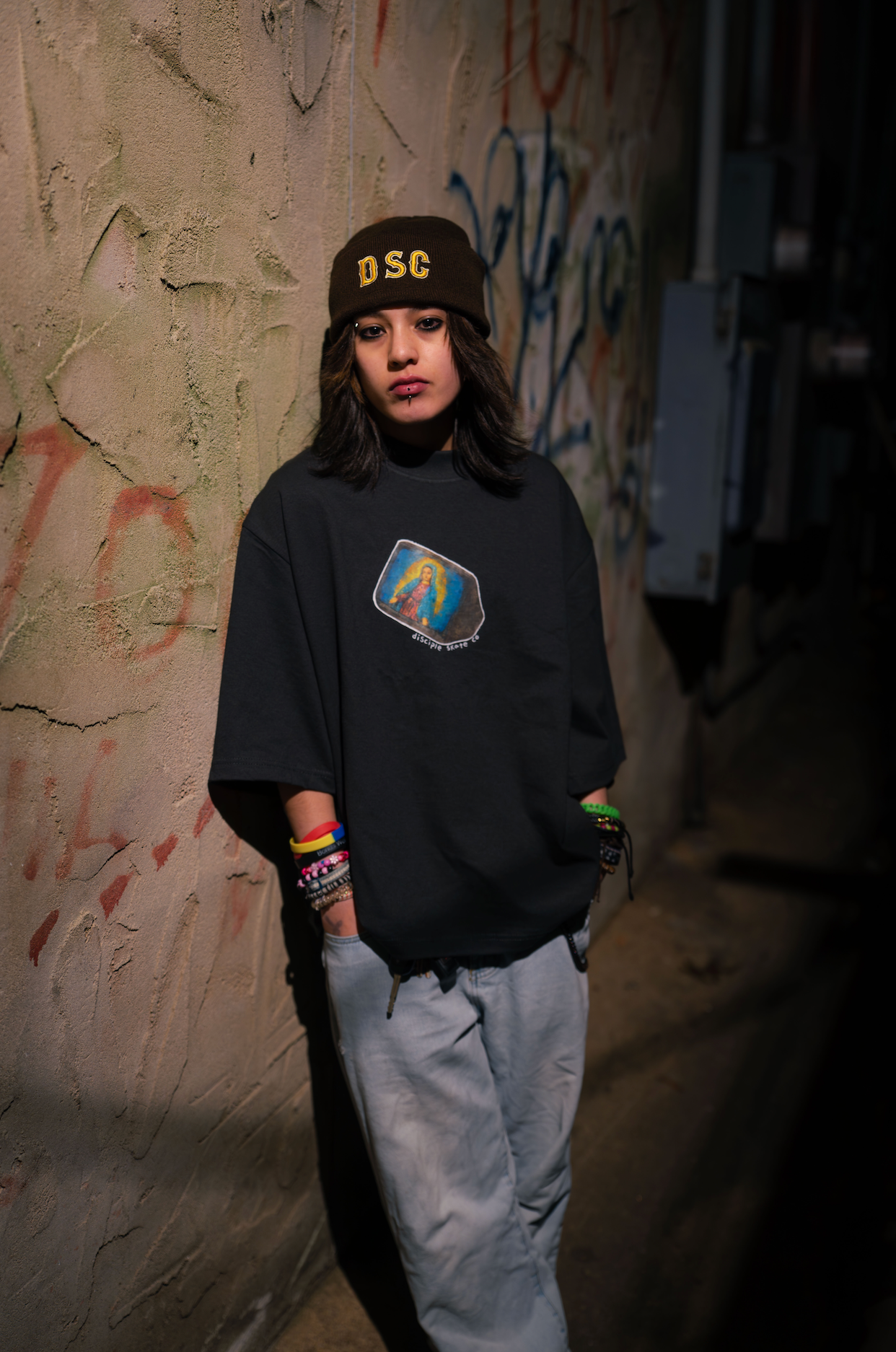 Brown DSC Beanie
